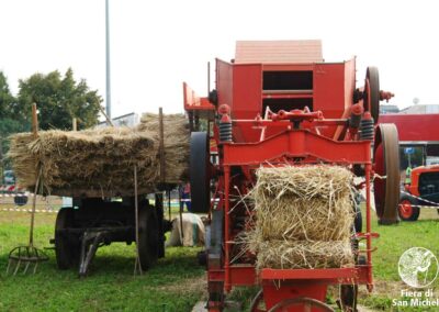 Trebbiatura con la storica macchina Fabiani